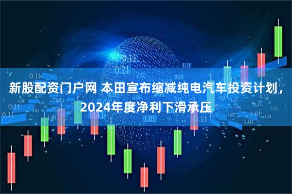 新股配资门户网 本田宣布缩减纯电汽车投资计划，2024年度净利下滑承压