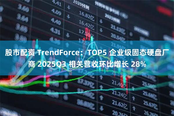 股市配资 TrendForce：TOP5 企业级固态硬盘厂商 2025Q3 相关营收环比增长 28%