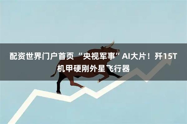 配资世界门户首页 “央视军事”AI大片！歼15T机甲硬刚外星飞行器